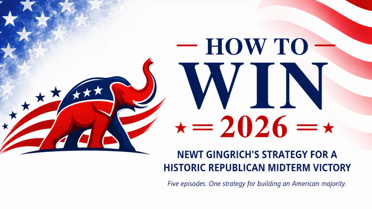 How to Win 2026: Newt Gingrich’s Five-Part Series for a Historic Republican Midterm Victory